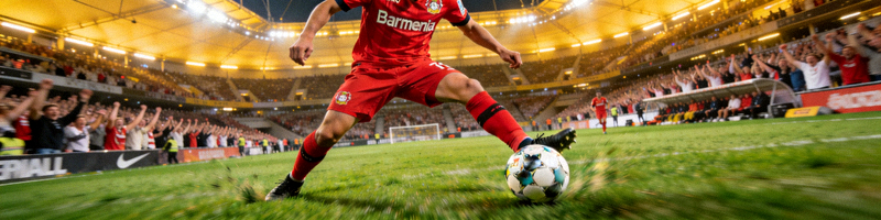 勒沃库森队年轻球员在比赛中展现精湛的个人技术